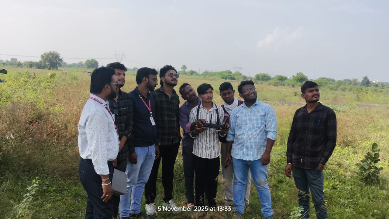 Drone Survey Team in Field